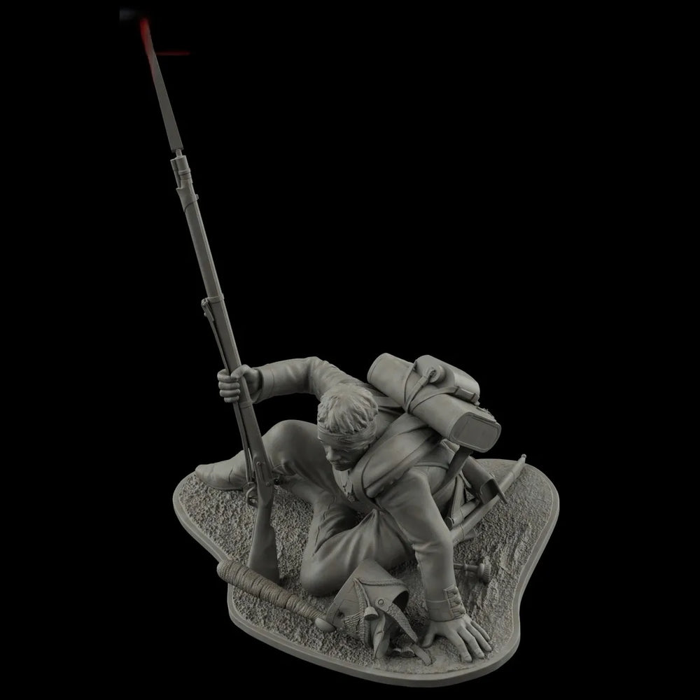 75mm Modern Lithuanian Guards NCO, 5 Figures, Resin Model Figure Kit, Unassembled and Unpainted