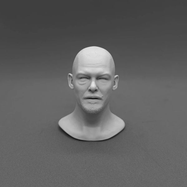 1/6 American TV Actors, Resin Model Bust Kit, Historical Theme, Unassembled and Unpainted
