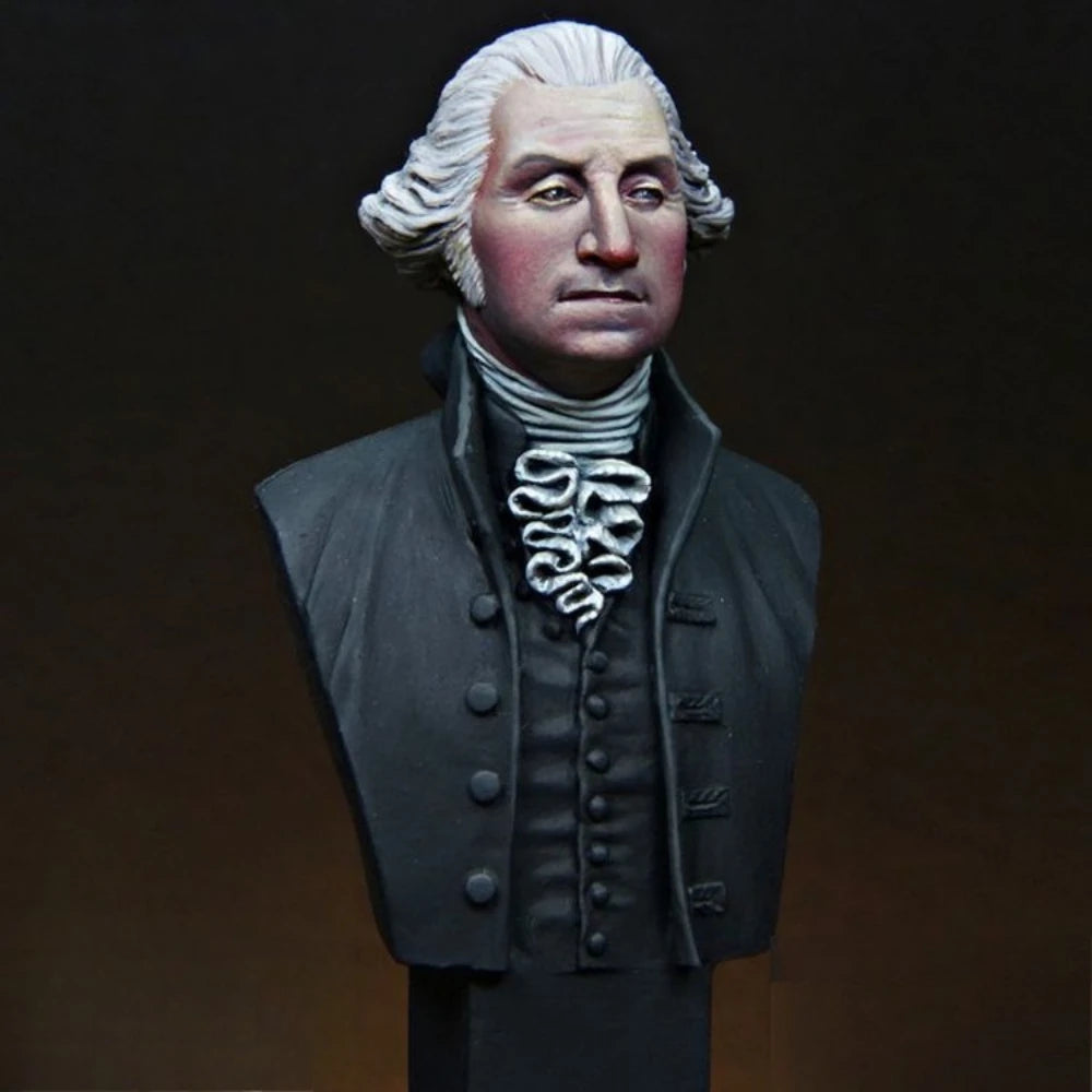 1/12 George Washington, Resin Model Bust Kit, Military Theme, Unassembled and Unpainted