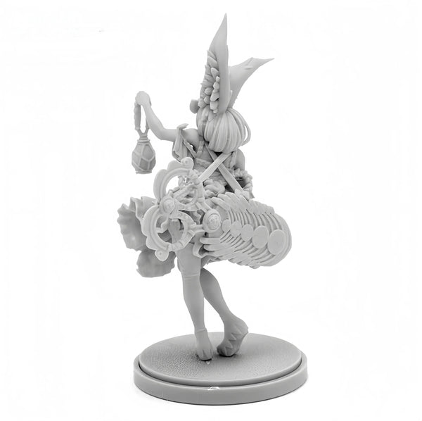 38mm Lantern Knight, Resin Model Figure Kit, Fantasy Theme, Unassembled and Unpainted