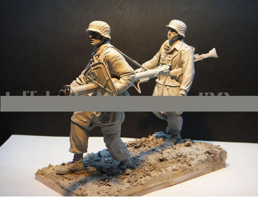 1/16 WWII British Soldiers, 6 Figures, Resin Model Figure Kit, Unassembled and Unpainted