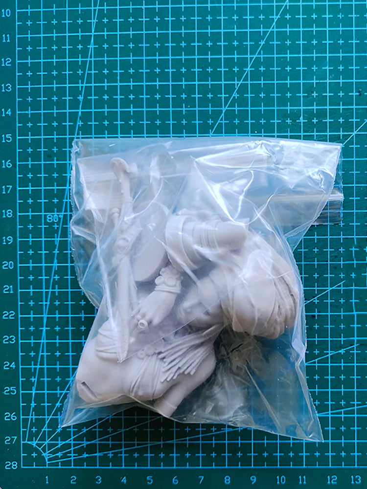 1/10 Female Fantasy Warrior, Resin Model Bust Kit, Fantasy Theme, Unassembled and Unpainted