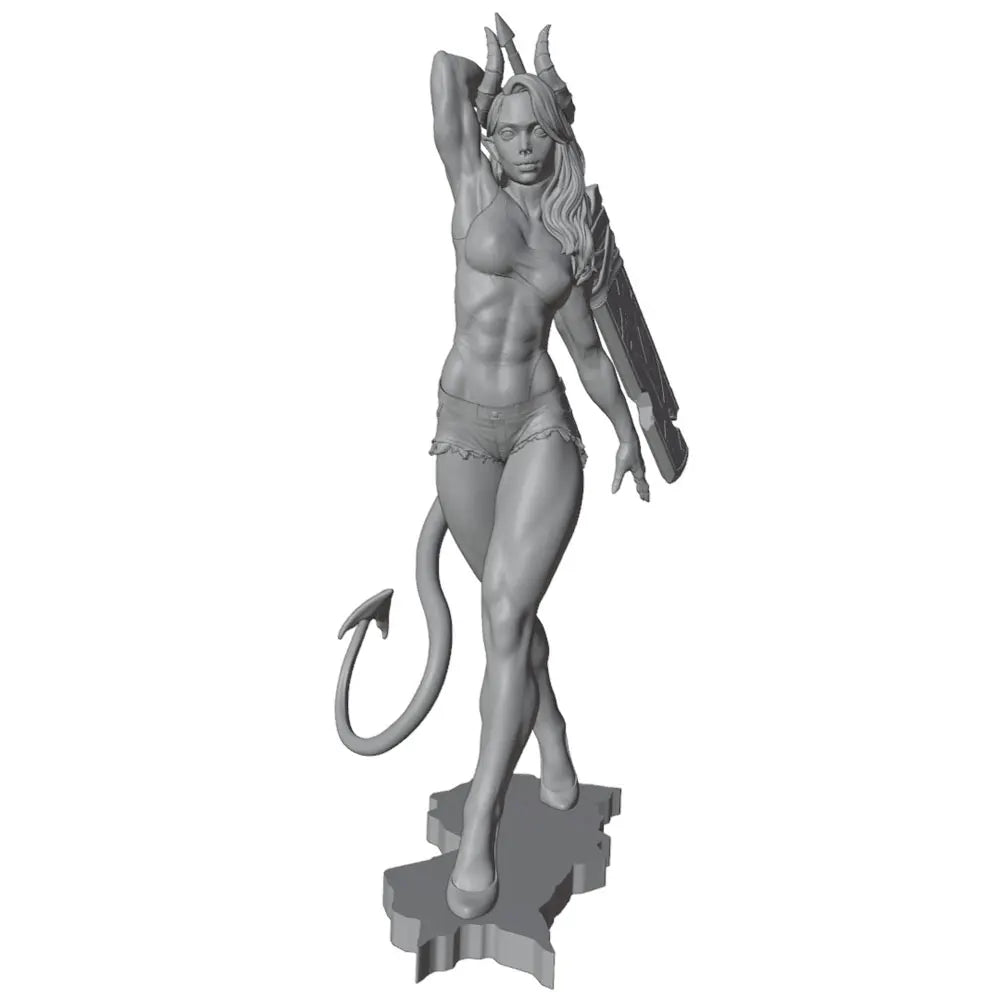 1/24 Female Orc Warrior, Resin Model Figure Kit, Fantasy Theme, Unassembled and Unpainted