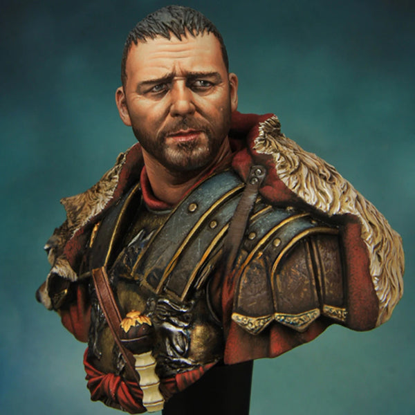 1/10 Ancient Roman General, Resin Model Bust Kit, Unassembled and Unpainted