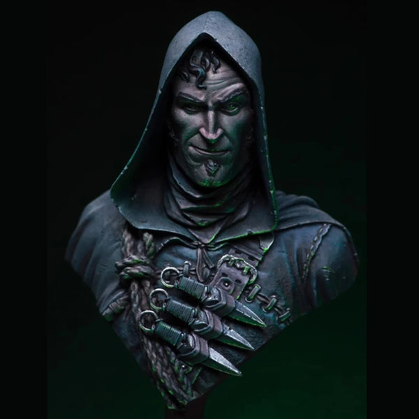 1/12 Dark Fantasy Assassin, Resin Model Bust Kit, Fantasy Theme, Unassembled and Unpainted