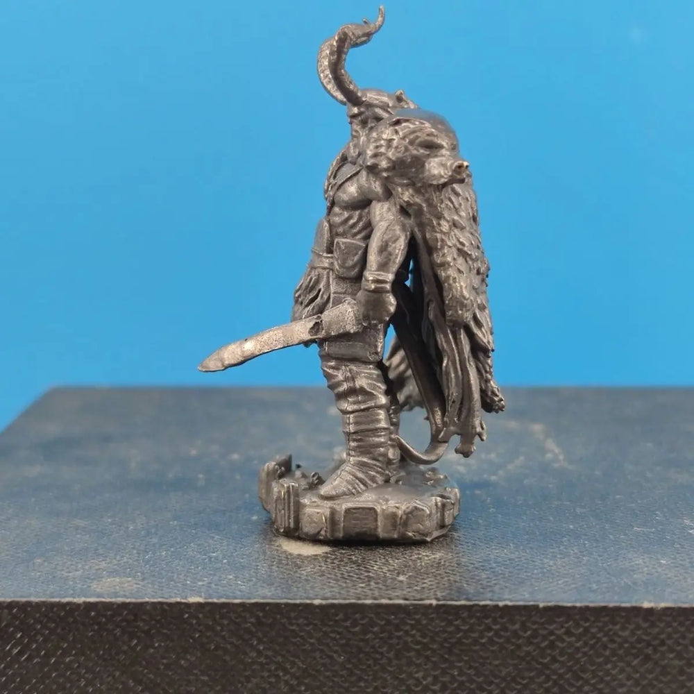 55mm Hell Baron Warrior, Resin Model Figure Kit, Fantasy Theme, Unassembled and Unpainted