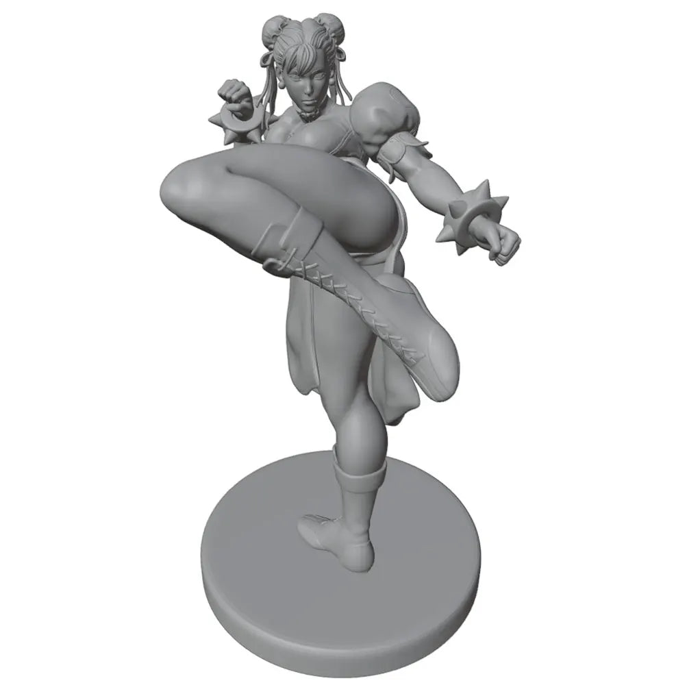 1/24 Girl with Rifle, Resin Model Figure Kit, Anime Theme, Unassembled and Unpainted