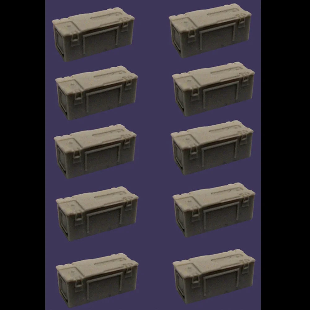 1/35 Modern German Ammunition Boxes, Resin Model Accessory Kit, Unpainted