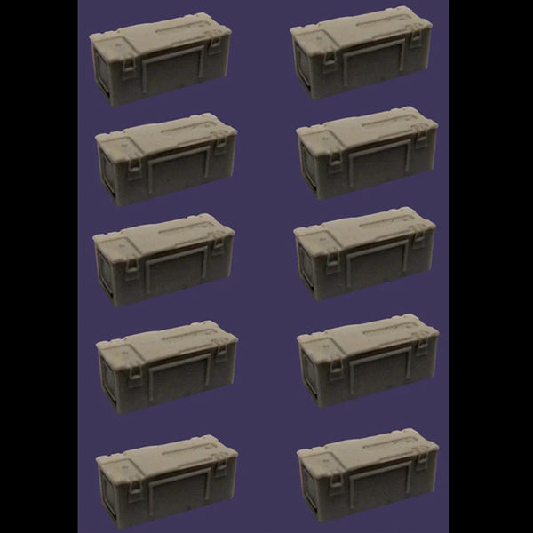 1/35 Modern German Ammunition Boxes, Resin Model Accessory Kit, Unpainted
