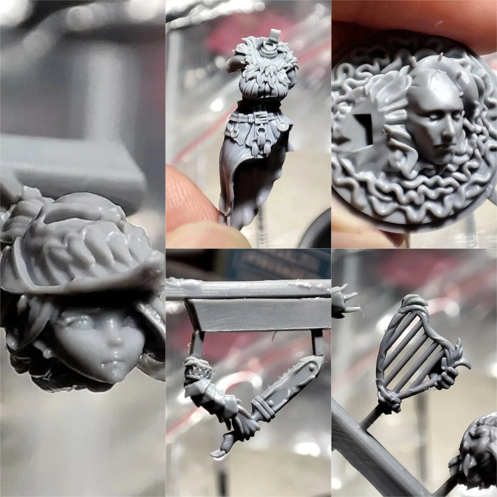 30mm Winged Fantasy Female Warrior, Resin Model Figure Kit, Fantasy Theme, Unassembled and Unpainted