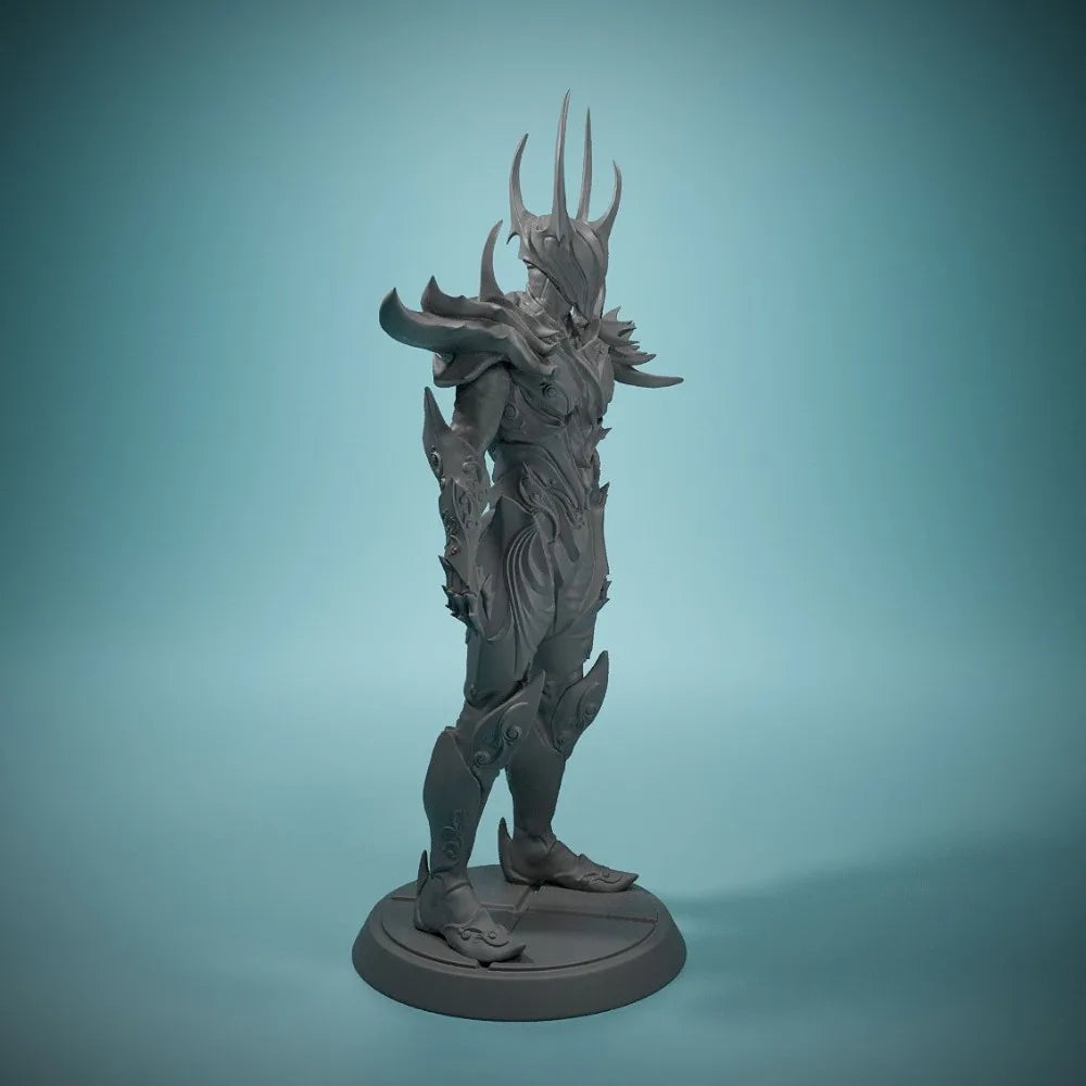 90mm Dark Angel Demon, Resin Model Figure Kit, Fantasy Theme, Unassembled and Unpainted