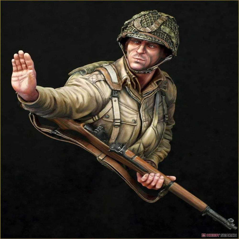 1/10 WWII U.S. Airborne Soldier, Resin Model Figure Kit, Unassembled and Unpainted