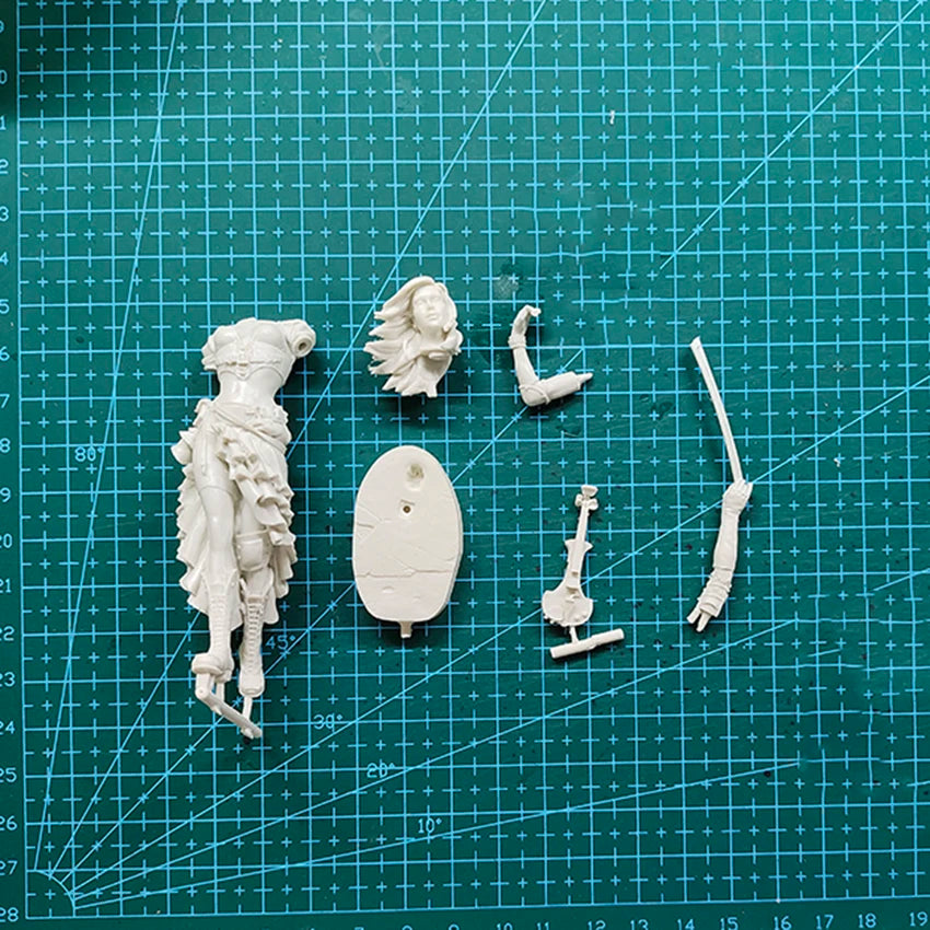 1/22 Female Fantasy Warrior, Resin Model Figure Kit, Fantasy Theme, Unassembled and Unpainted