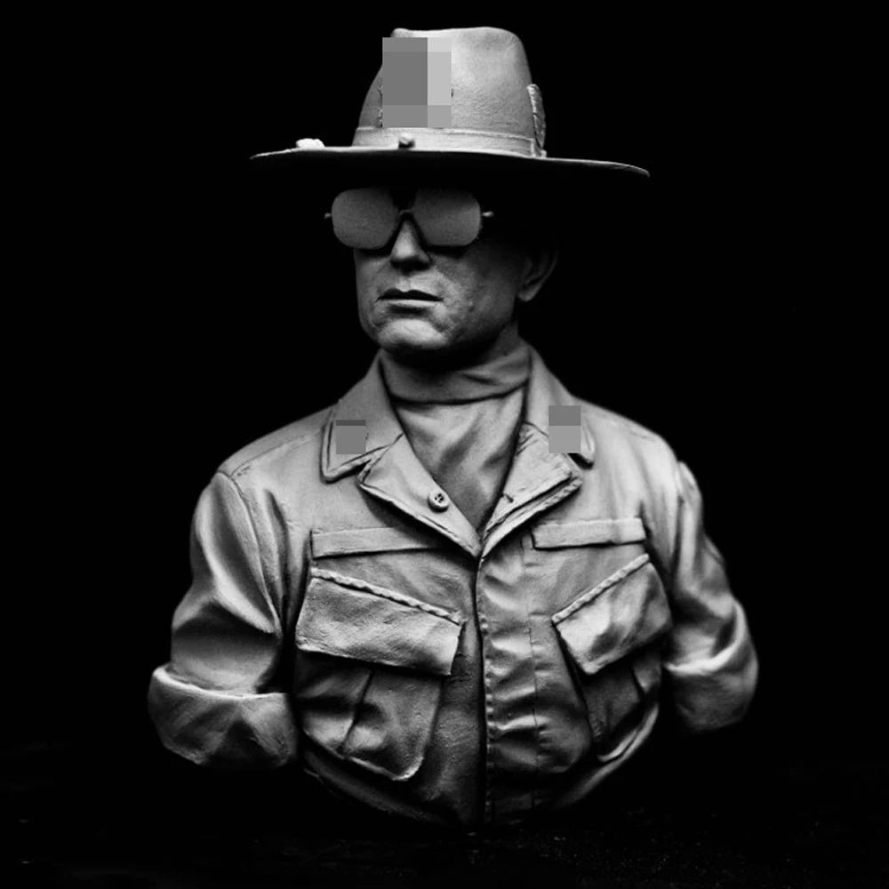 Vietnam War US Officer, Resin Model Bust Kit, Unassembled and Unpainted