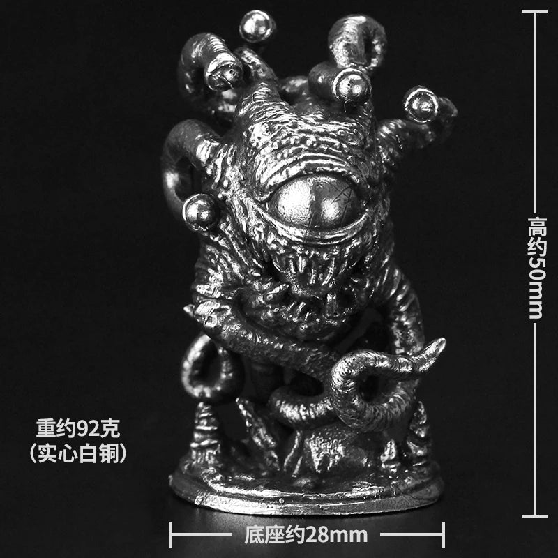 128mm Grimdark Tentacled Monsters, 6 Figures, Resin Model Figure Kit, Fantasy Theme, Unassembled and Unpainted
