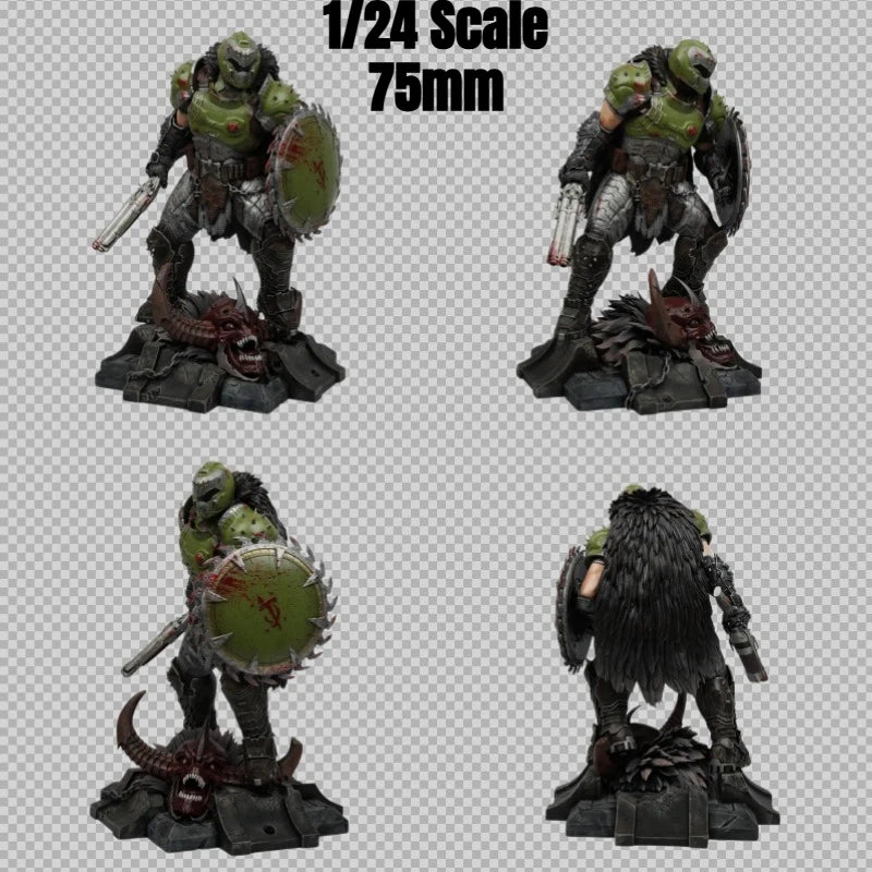 1/24 Future Warrior, Resin Model Figure Kit, Sci-Fi Theme, Unassembled and Unpainted