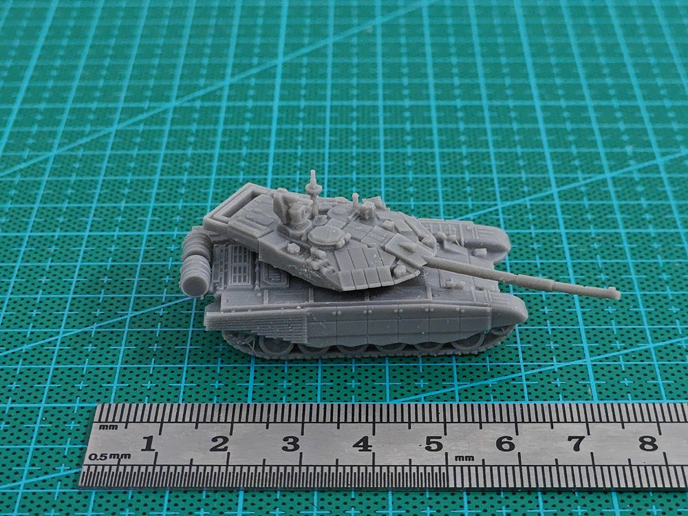 1/144 Modern T-90AM Main Battle Tank, Resin Model Vehicle Kit, Unassembled and Unpainted