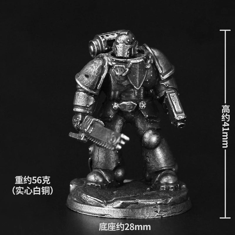 32mm Armored Sci-Fi Soldiers, 9 Figures, Resin Model Figure Kit, Sci-Fi Theme, Unassembled and Unpainted