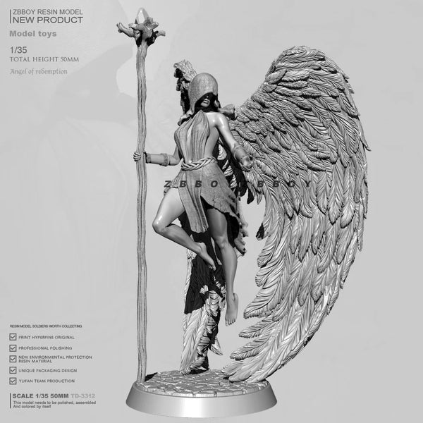 1/35 Angel, Resin Model Figure Kit, Mythology Theme, Unassembled and Unpainted