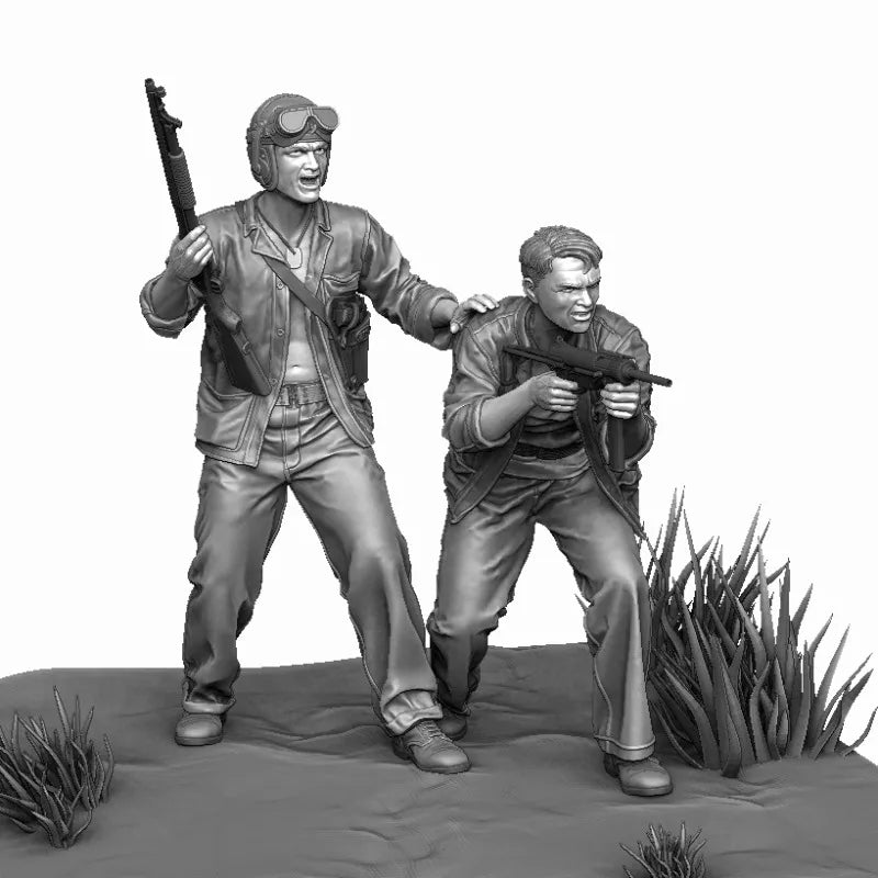 1/35 Modern USMC Close Combat Team, 6 Figures, Resin Model Figure Kit, Unassembled and Unpainted