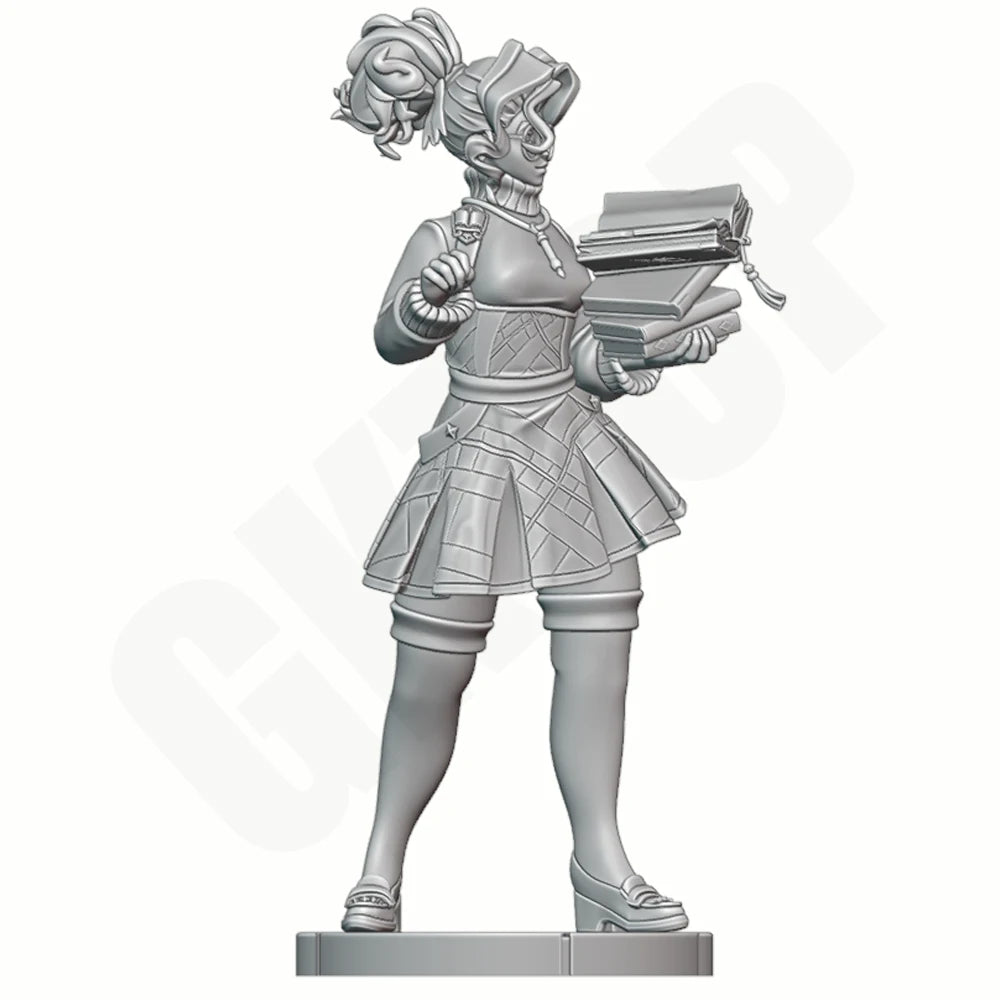 1/24 Belle Fashion Singer, Resin Model Figure Kit, Anime Theme, Unassembled and Unpainted