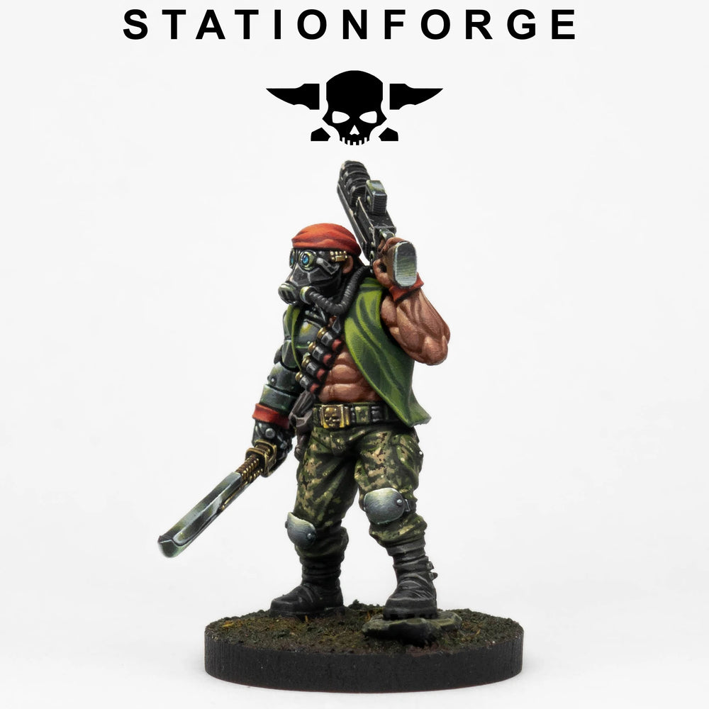 25mm Plasma Soldier, Resin Model Figure Kit, Fantasy Theme, Unassembled and Unpainted