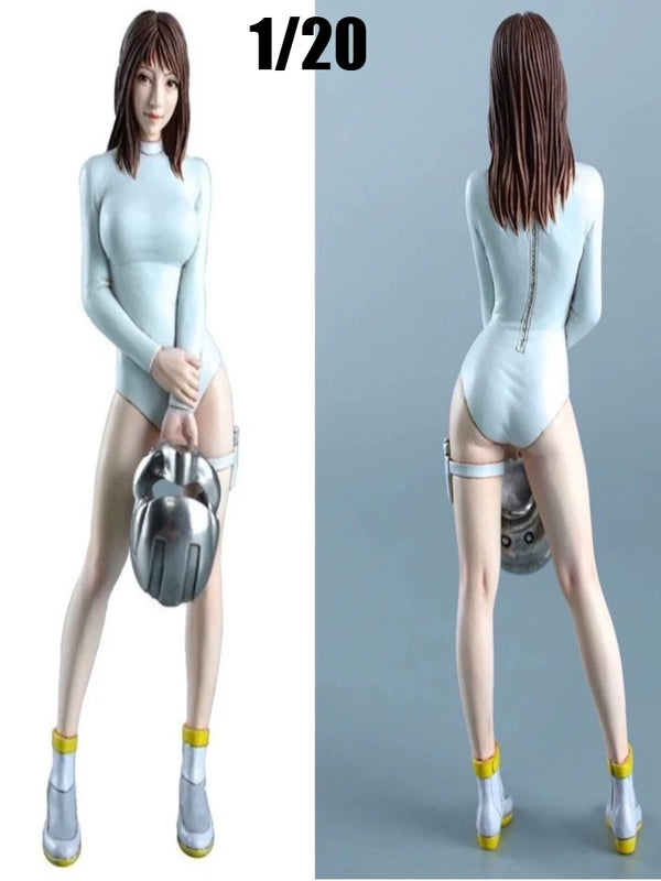 1/20 Futuristic Race Driver, Resin Model Figure Kit, Sci-Fi Theme, Unassembled and Unpainted