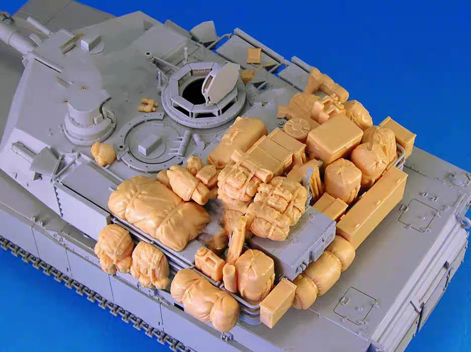 1/35 Modern M1 Abrams Stowage, Resin Model Accessory Kit, Unpainted