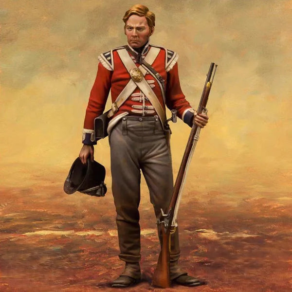 1/24 Napoleonic British Officer, Resin Model Figure Kit, Unassembled and Unpainted