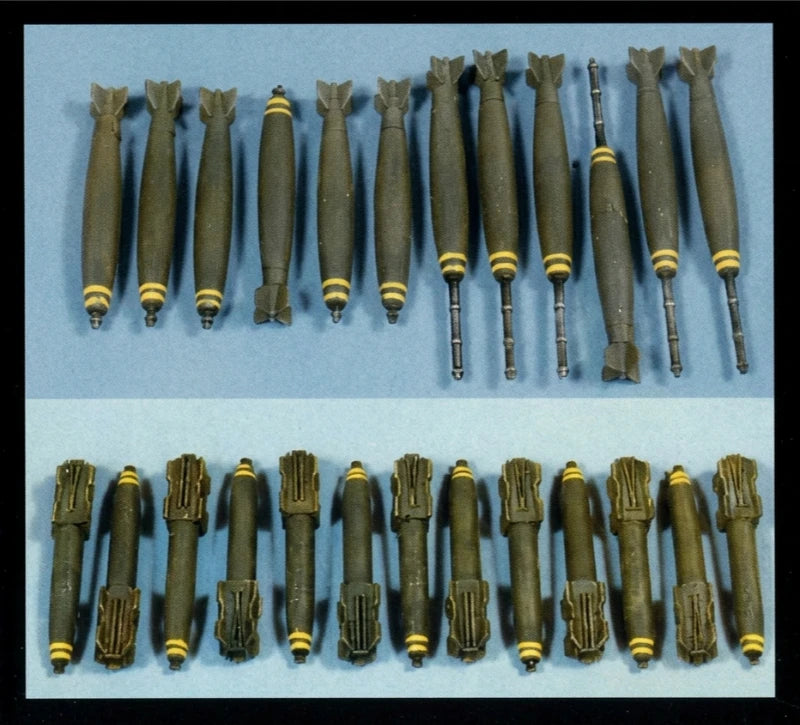 1/72 Cold War US Mk.82 Bombs, Resin Model Accessory Kit, Unpainted