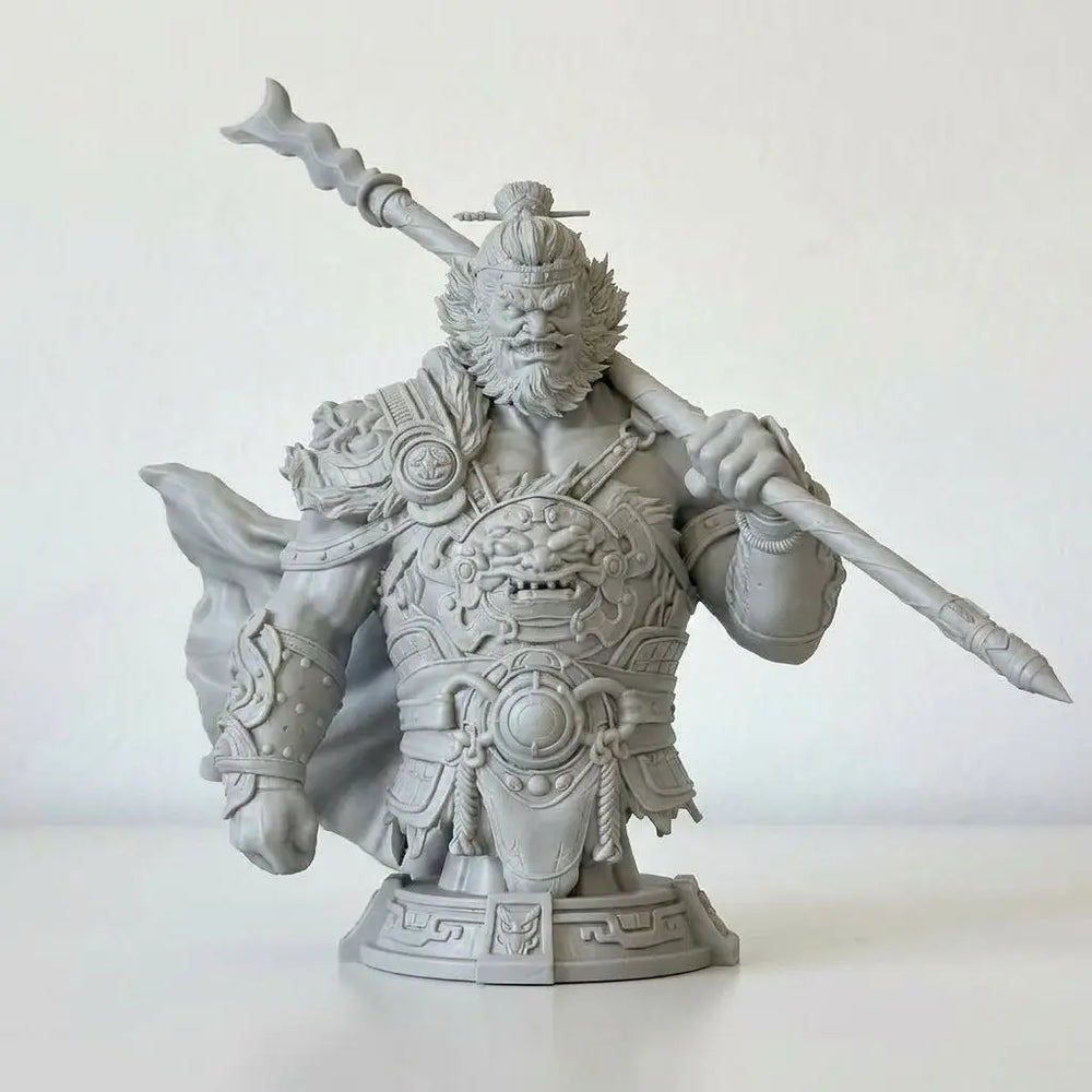 135mm Ancient Chinese Three Kingdoms Warriors, 6 Figures, Resin Model Bust Kit, Unassembled and Unpainted