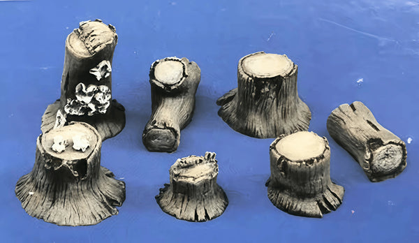 1/35 Stump Scene Props, Resin Model Terrain Kit, Unpainted