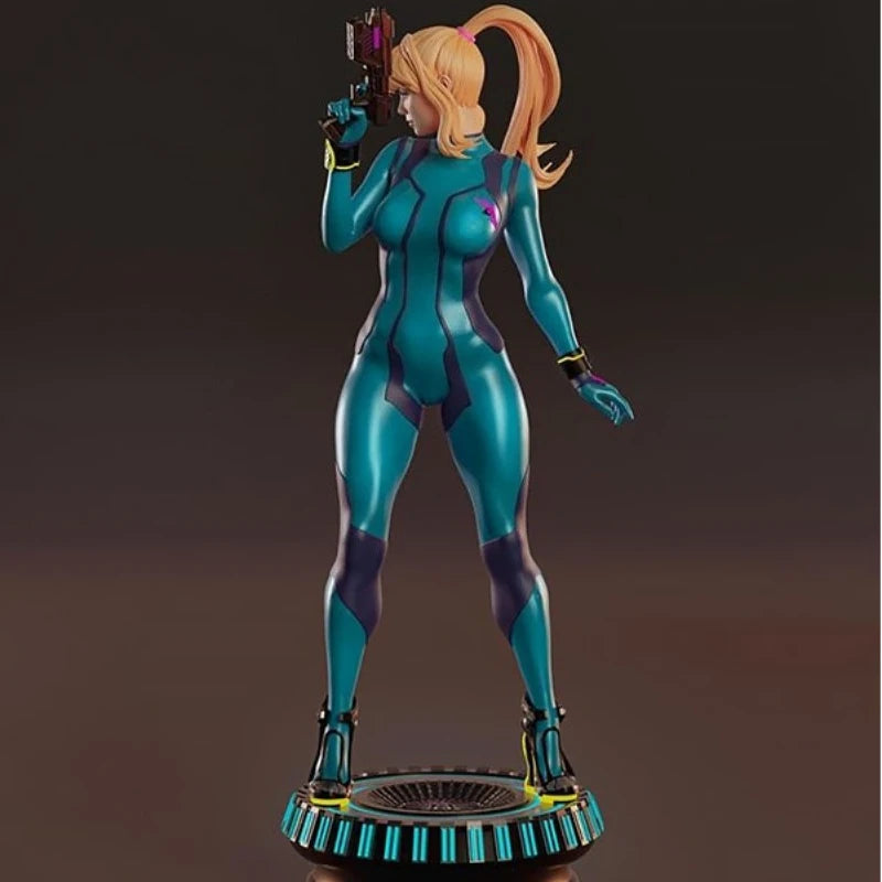 1/24 Operative with Energy Cannon, Resin Model Figure Kit, Sci-Fi Theme, Unassembled and Unpainted