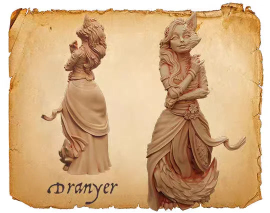 Wyrdwood Fantasy Creature, Resin Model Figure Kit, Fantasy Theme, Unassembled and Unpainted