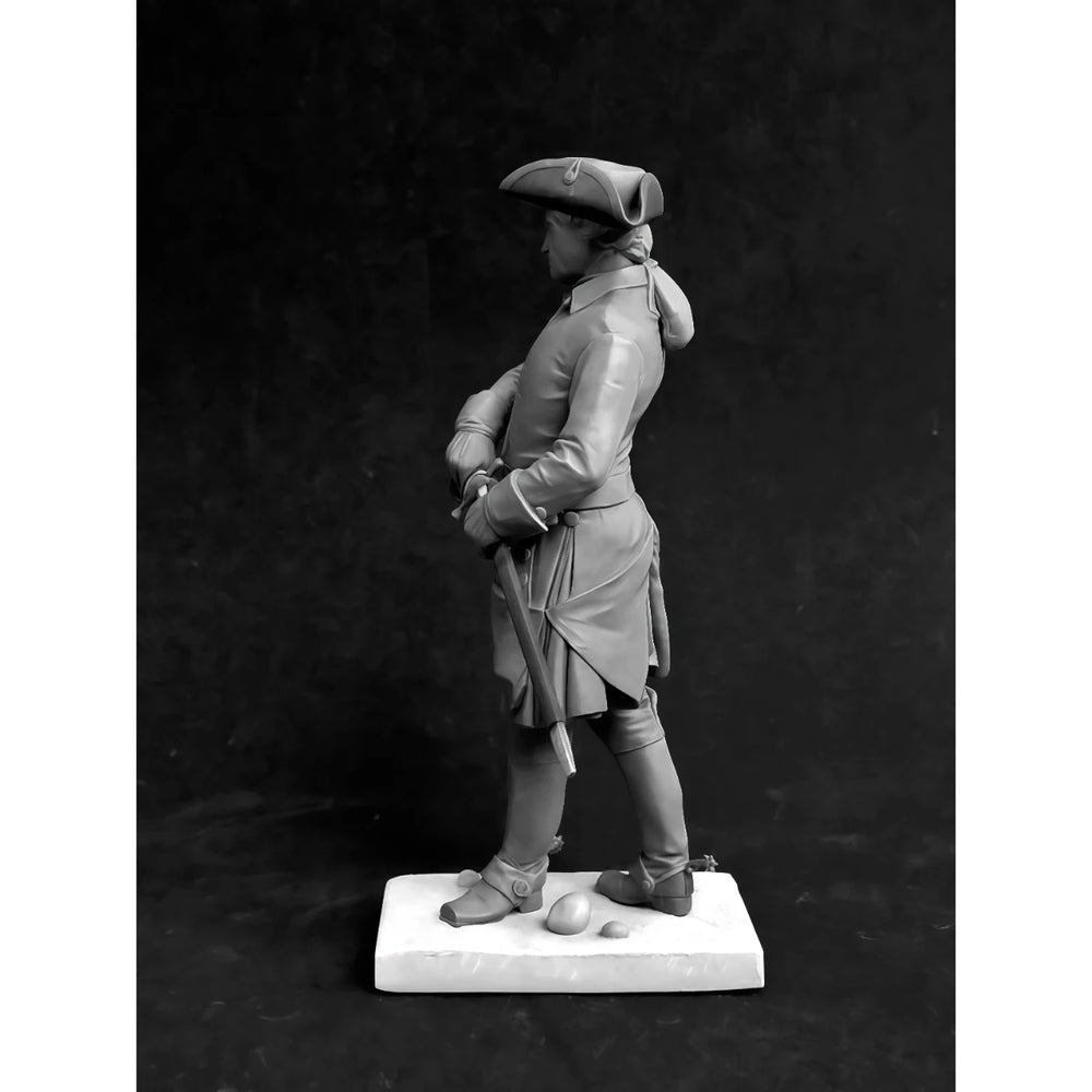 54mm Napoleonic Swedish Cavalry Officer, Resin Model Figure Kit, Unassembled and Unpainted