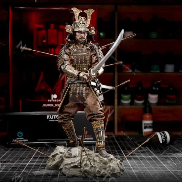 1/24 Medieval Toranaga Yoshii Samurai, Resin Model Figure Kit, Unassembled and Unpainted