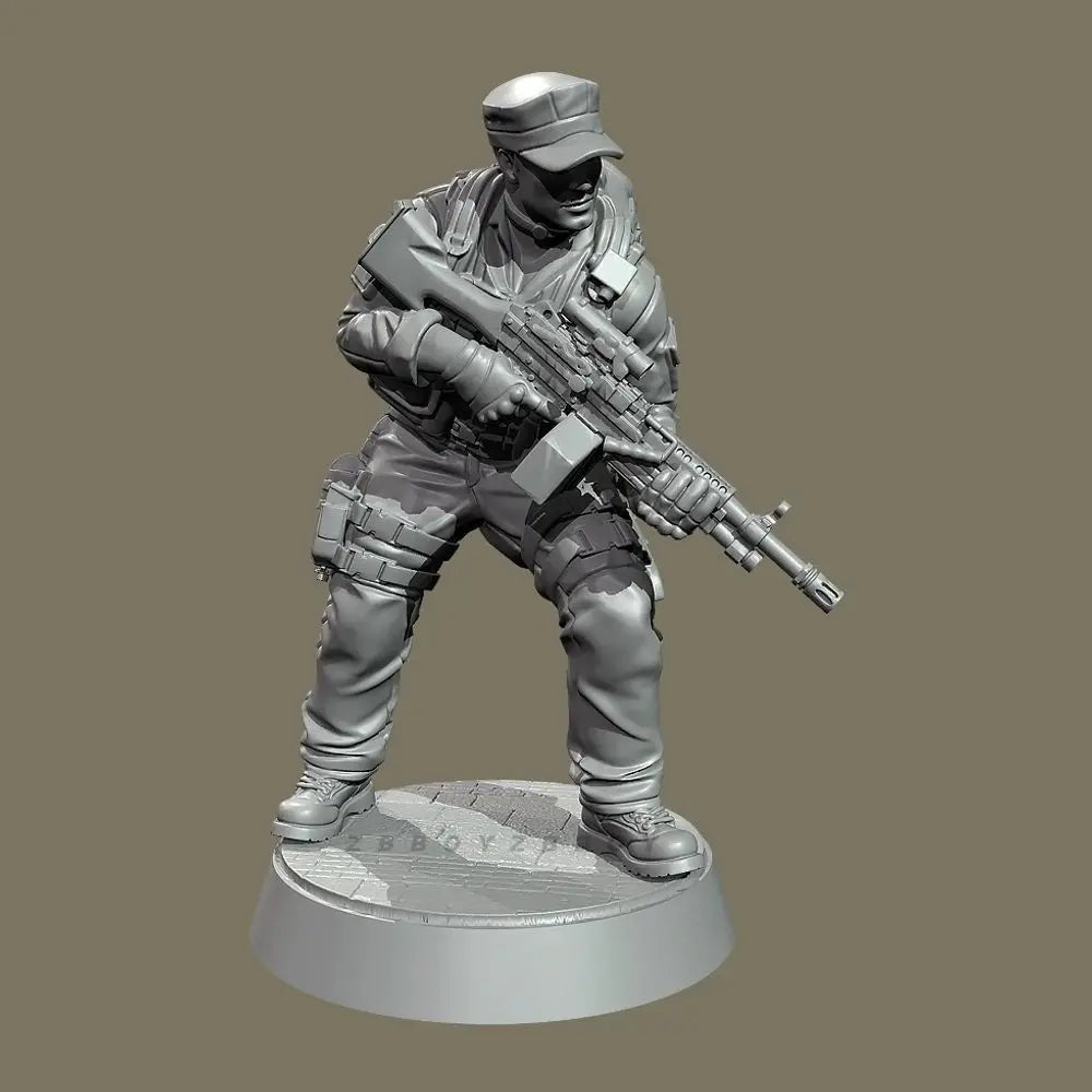 50mm Modern Special Forces Anti-armor Operator, Resin Model Figure Kit, Unassembled and Unpainted