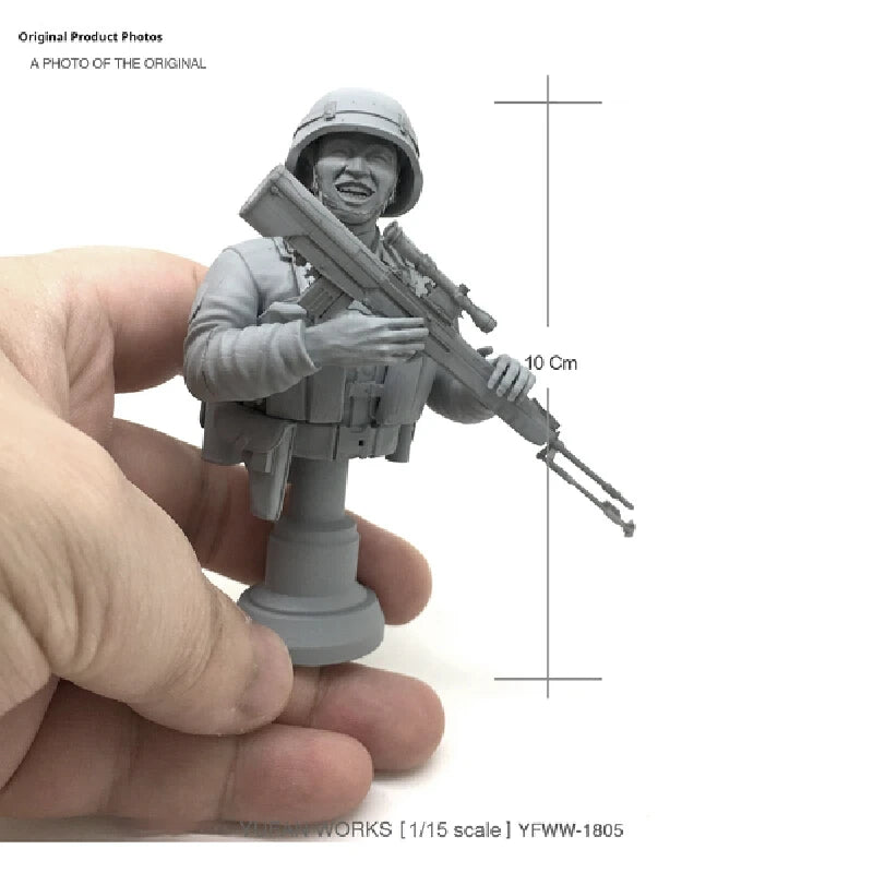 Modern Chinese Army Soldier, Resin Model Figure Kit, Unassembled and Unpainted