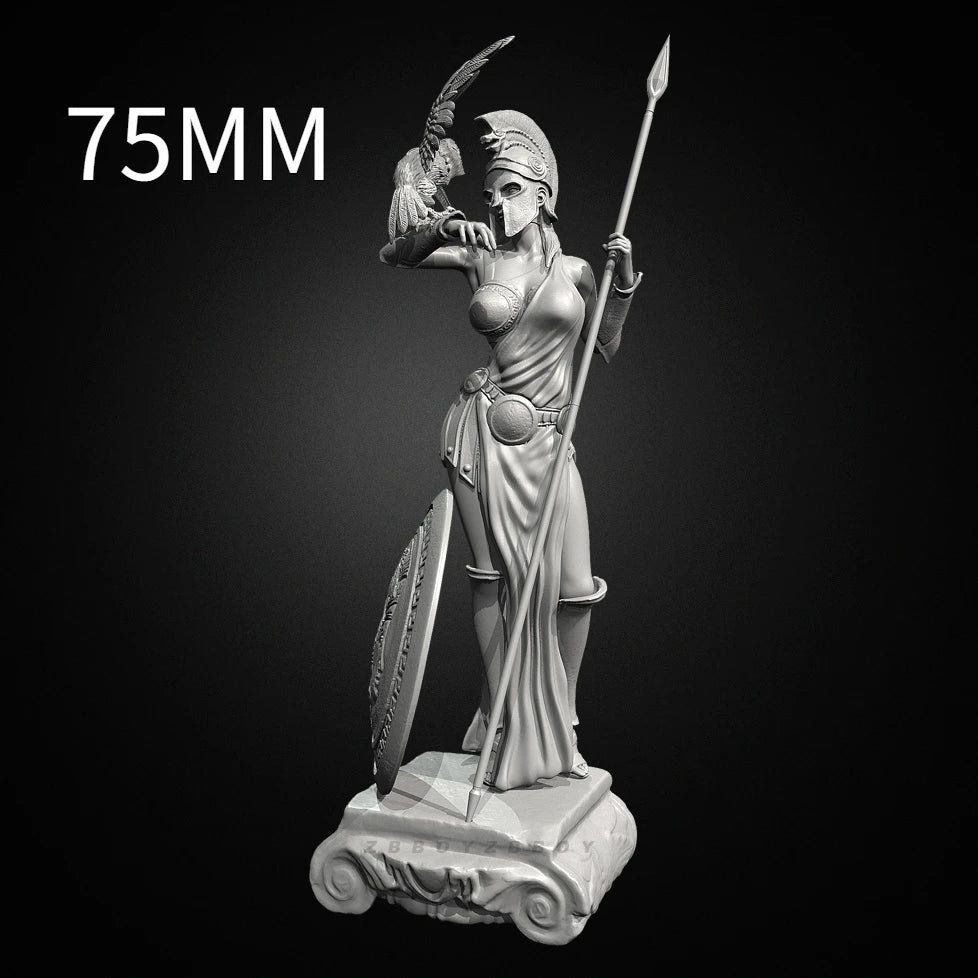 50mm Ancient Greek Female General, Resin Model Figure Kit, Unassembled and Unpainted