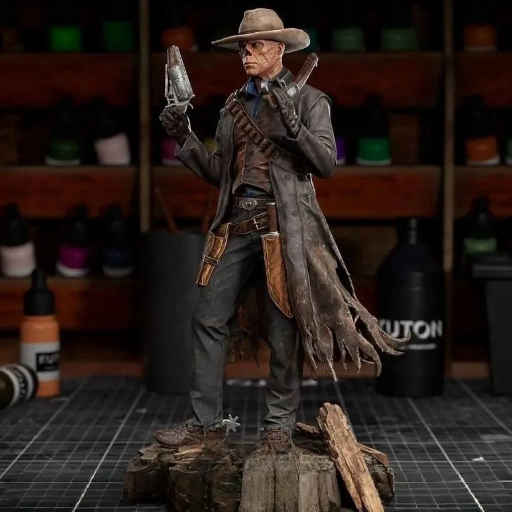 Wasteland Ghoul Cowboy, Resin Model Figure Kit, Fantasy Theme, Unassembled and Unpainted