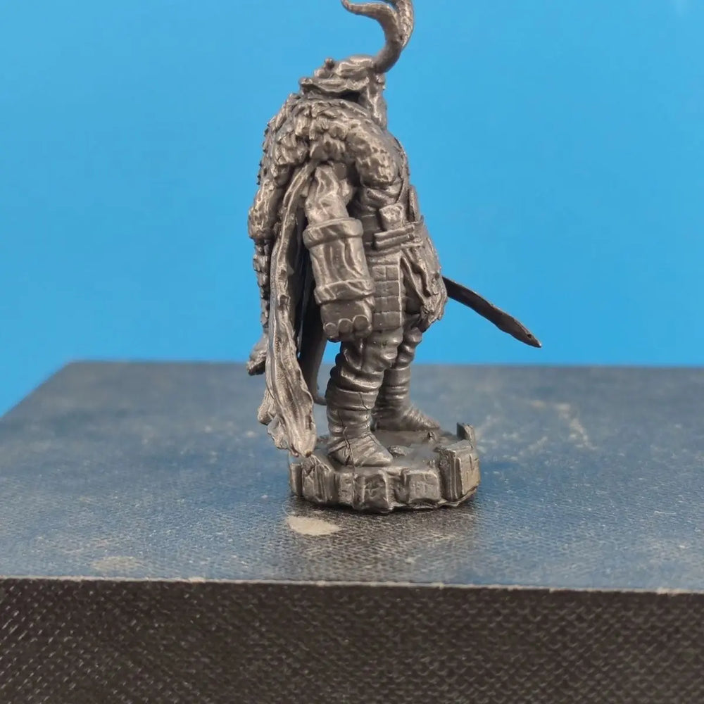 55mm Hell Baron Warrior, Resin Model Figure Kit, Fantasy Theme, Unassembled and Unpainted