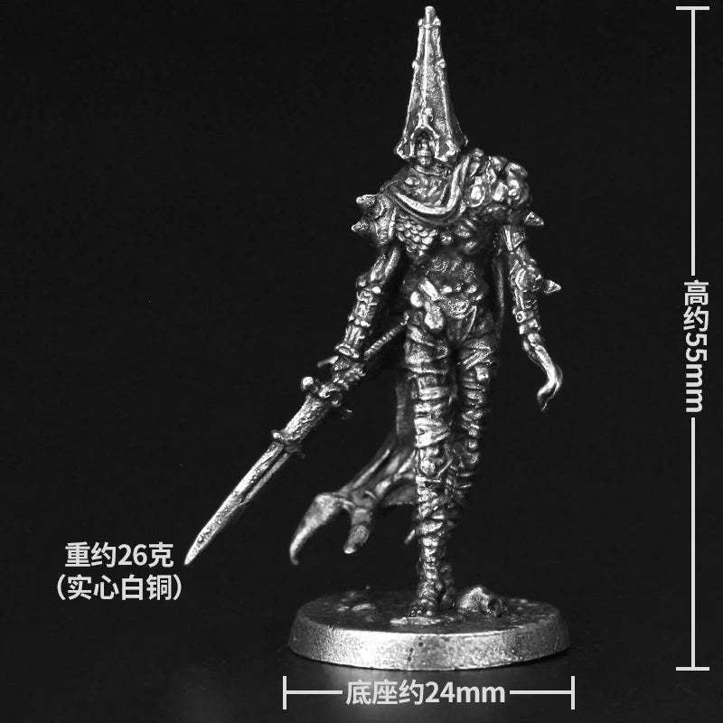 28mm Gothic Monastery Chaplain, 8 Figures, Resin Model Figure Kit, Fantasy Theme, Unassembled and Unpainted
