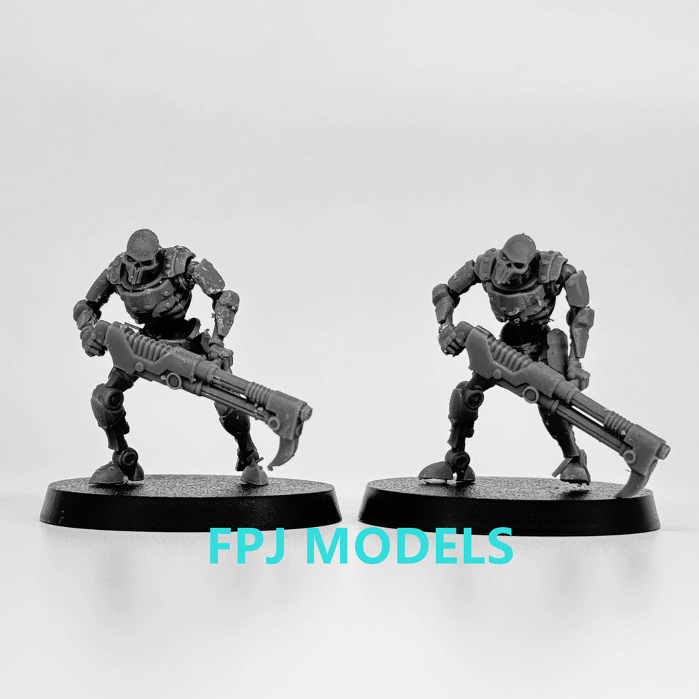 28mm Astronet X Infantry, 10 Figures, Resin Model Figure Kit, Sci-Fi Theme, Unassembled and Unpainted