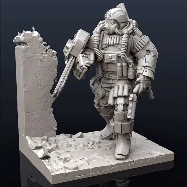 1/35 Nest Destroyer Sci-Fi Warrior, Resin Model Figure Kit, Sci-Fi Theme, Unassembled and Unpainted