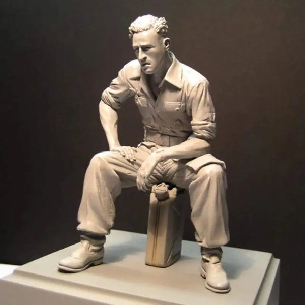 1/16 WWI French Soldier, Resin Model Figure Kit, Unassembled and Unpainted