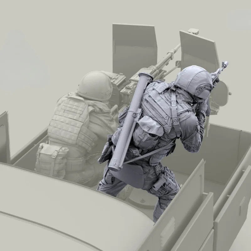 1/35 Modern Russian SSO Tactical Soldier, Resin Model Figure Kit, Unassembled and Unpainted