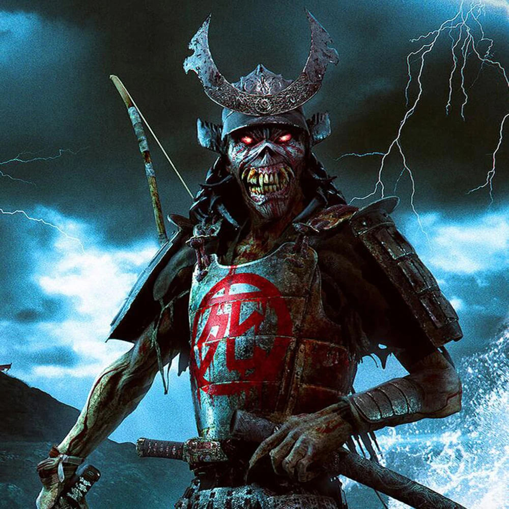 1/12 Demon Samurai, Resin Model Bust Kit, Fantasy Theme, Unassembled and Unpainted