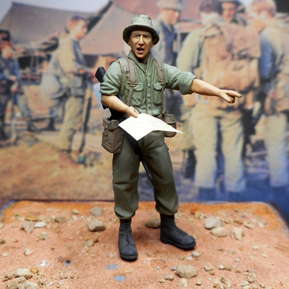 1/35 Vietnam War US Army Section Leader, Resin Model Figure Kit, Unassembled and Unpainted