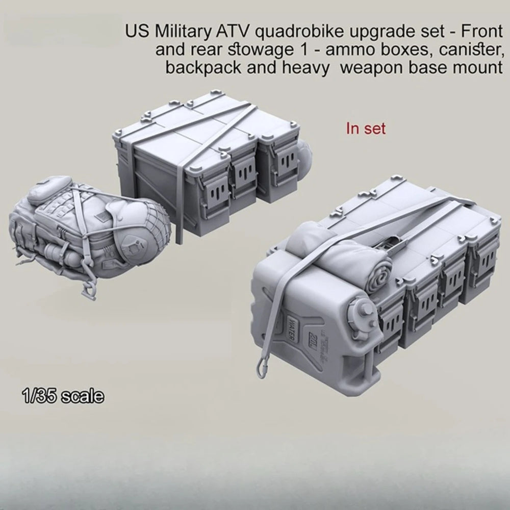 1/35 Modern US Army ATV, Resin Model Vehicle Kit, Unassembled and Unpainted