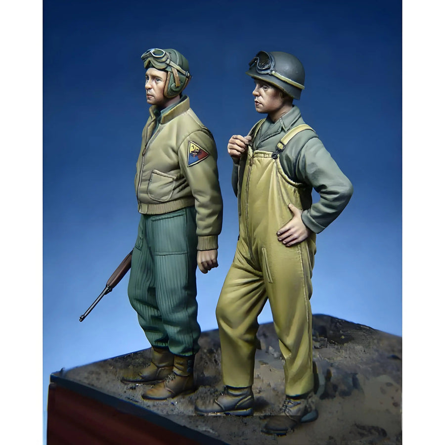 1/35 American Soldier Resin Model White Model, White Model GK, Unassembled and Unpainted Kit